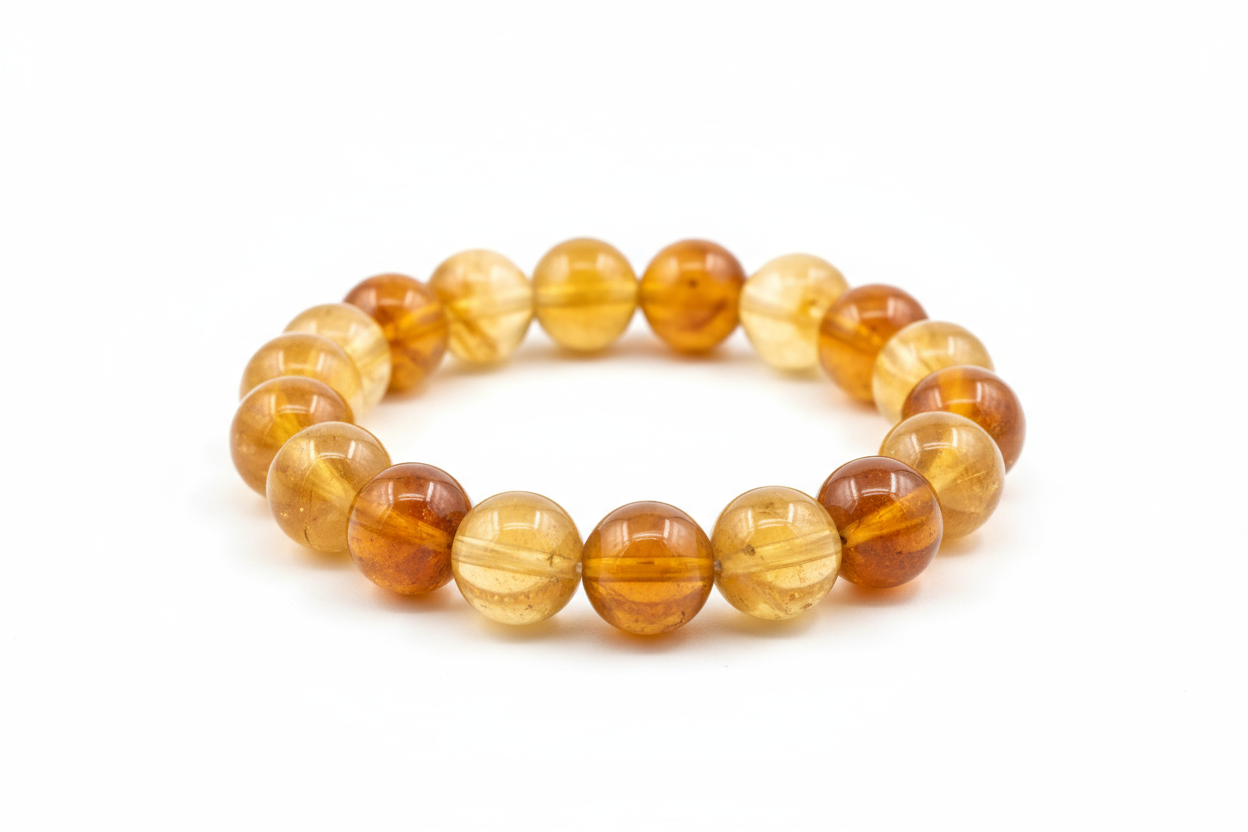 citrine  tumble bracelet